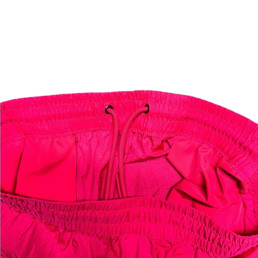Future Collective‎ Alani Noelle Neon Pink Athletic Shorts Womens Medium Retro